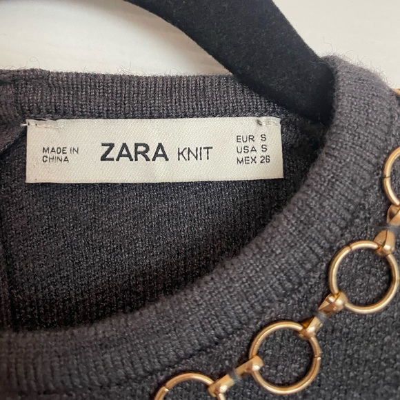 Knitted Gold Detail Blouse ⚜️ - Picture 3 of 5